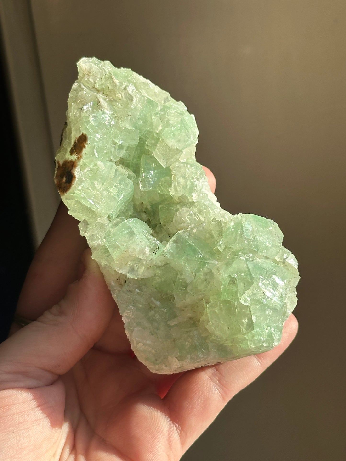 229.4g Green Apophyllite Statement Display Piece