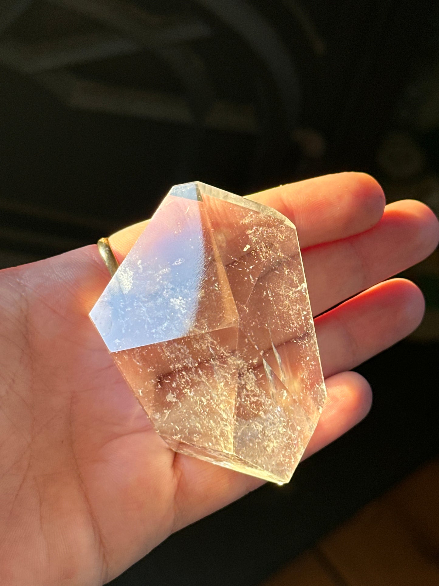 Clear Quartz Freeform Carving 1