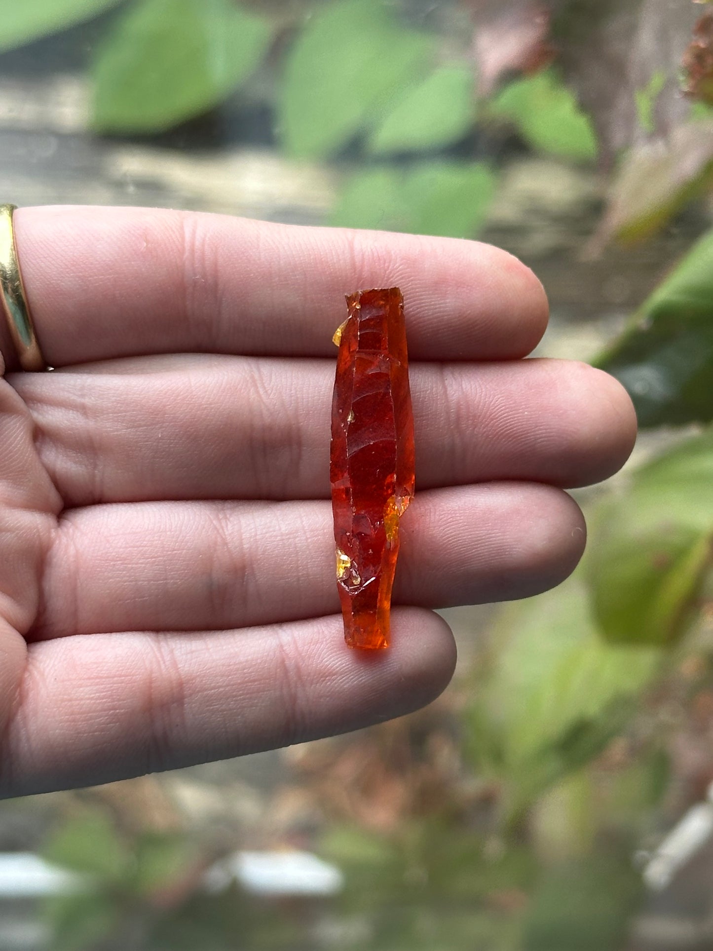 10.22g Raw Zincite (Zinc Oxide) Crystal MANMADE/Anthropogenic
