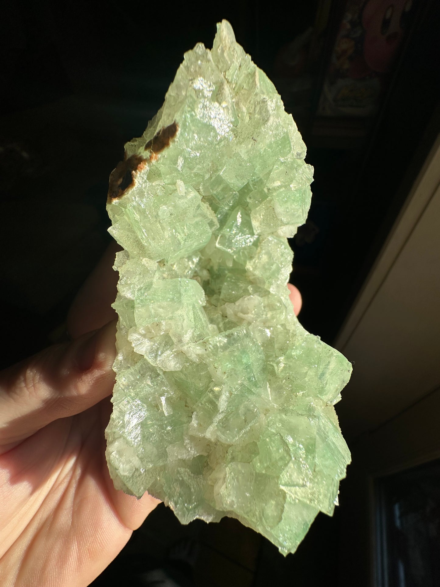 229.4g Green Apophyllite Statement Display Piece