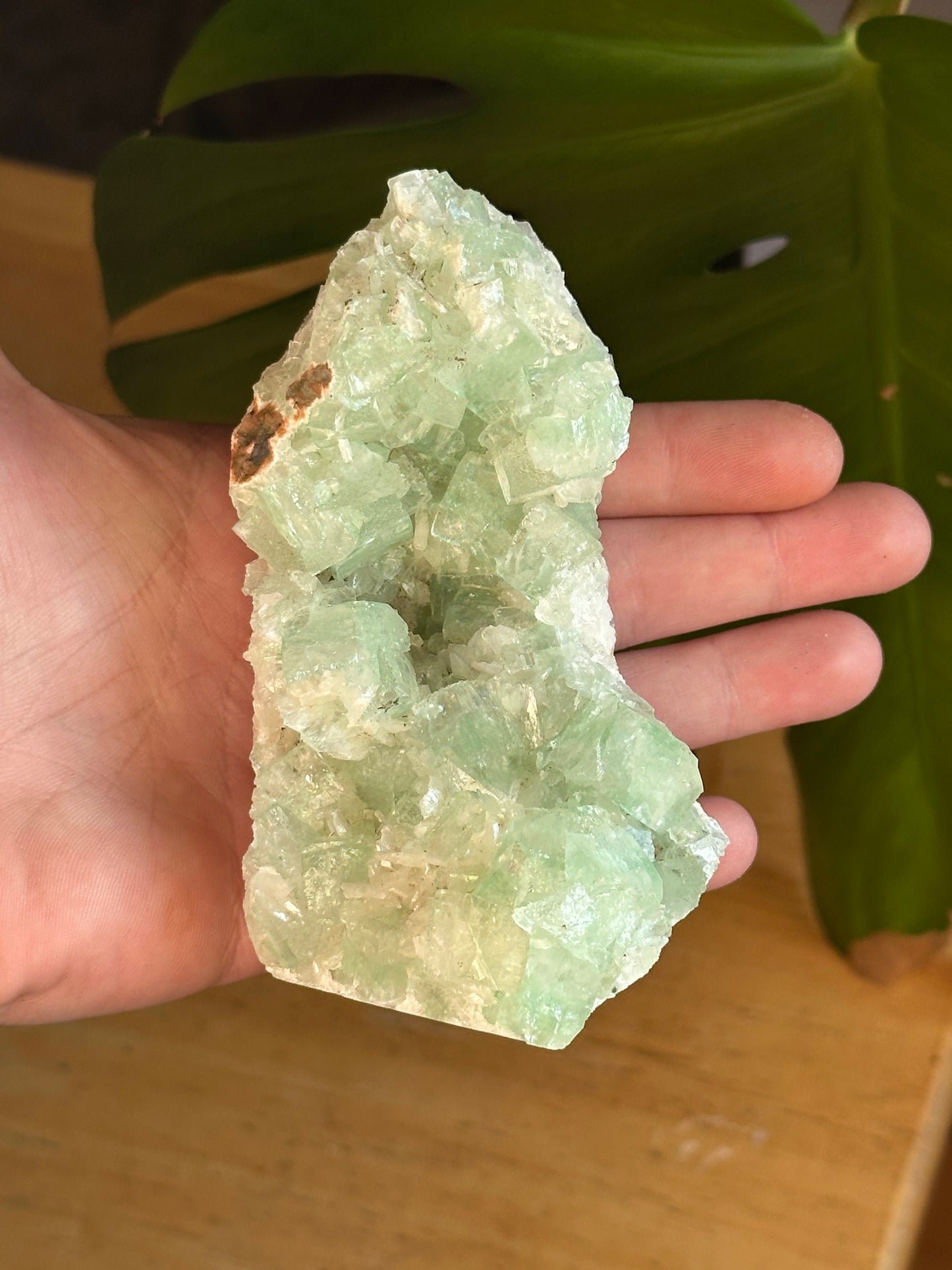 229.4g Green Apophyllite Statement Display Piece