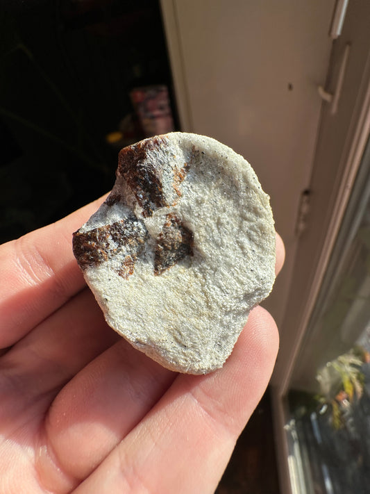 33.18g Rare “St. George’s Cross” Staurolite in Sparkling Mica Schist Matrix