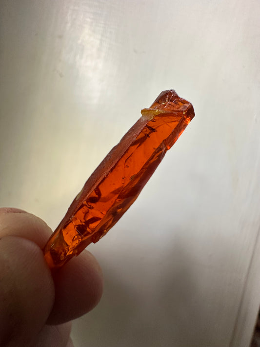 10.22g Raw Zincite (Zinc Oxide) Crystal MANMADE/Anthropogenic