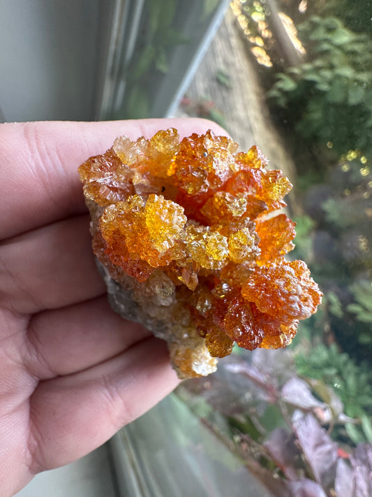 85.95g Raw Zincite (Zinc Oxide) Crystal Druzy MANMADE/Anthropogenic