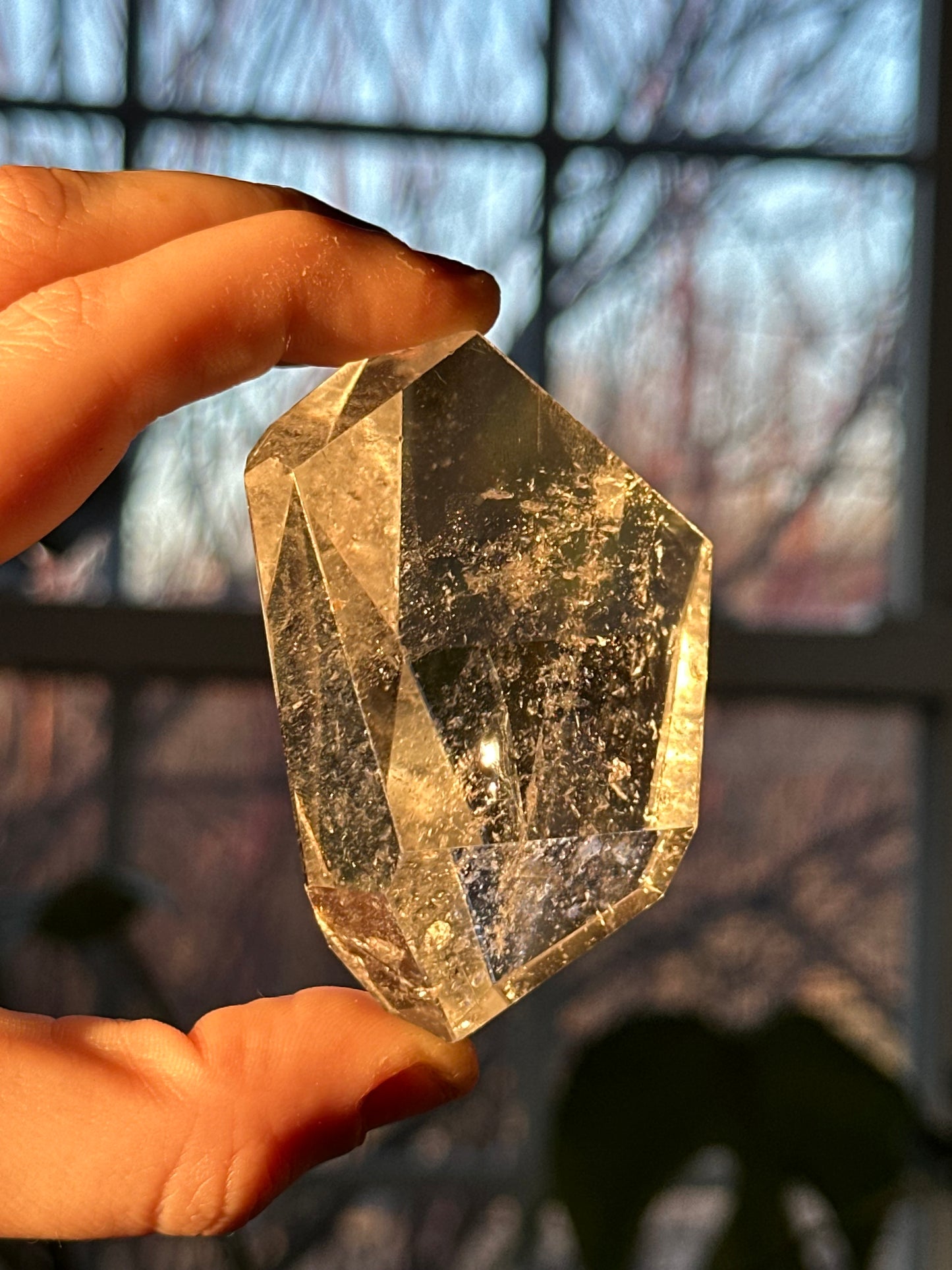 Clear Quartz Freeform Carving 1