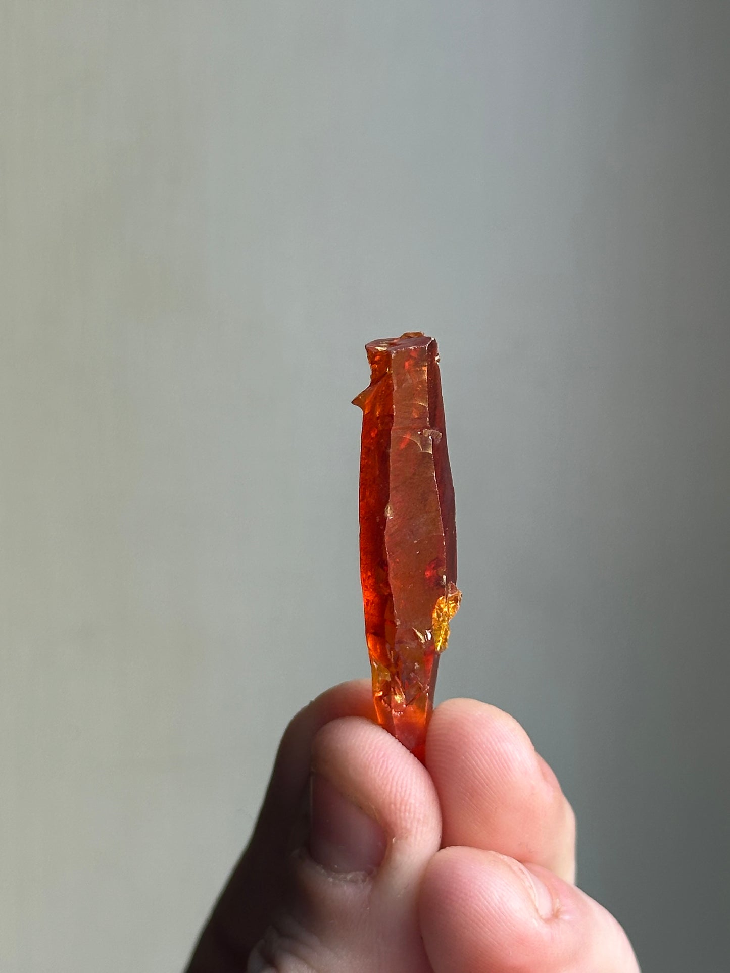 10.22g Raw Zincite (Zinc Oxide) Crystal MANMADE/Anthropogenic