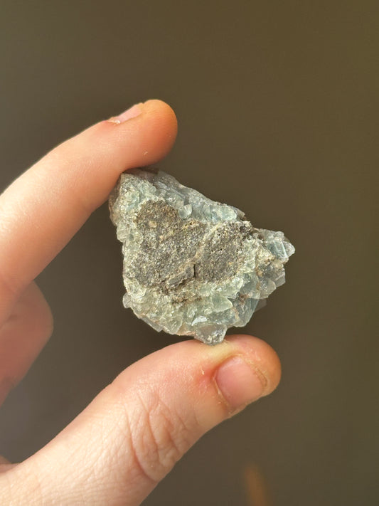 20.97g Raw Cubic Blue Fluorite Specimen A