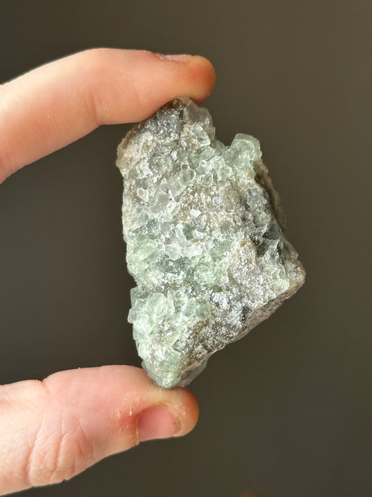 40.00g Raw Cubic Green Fluorite Specimen A