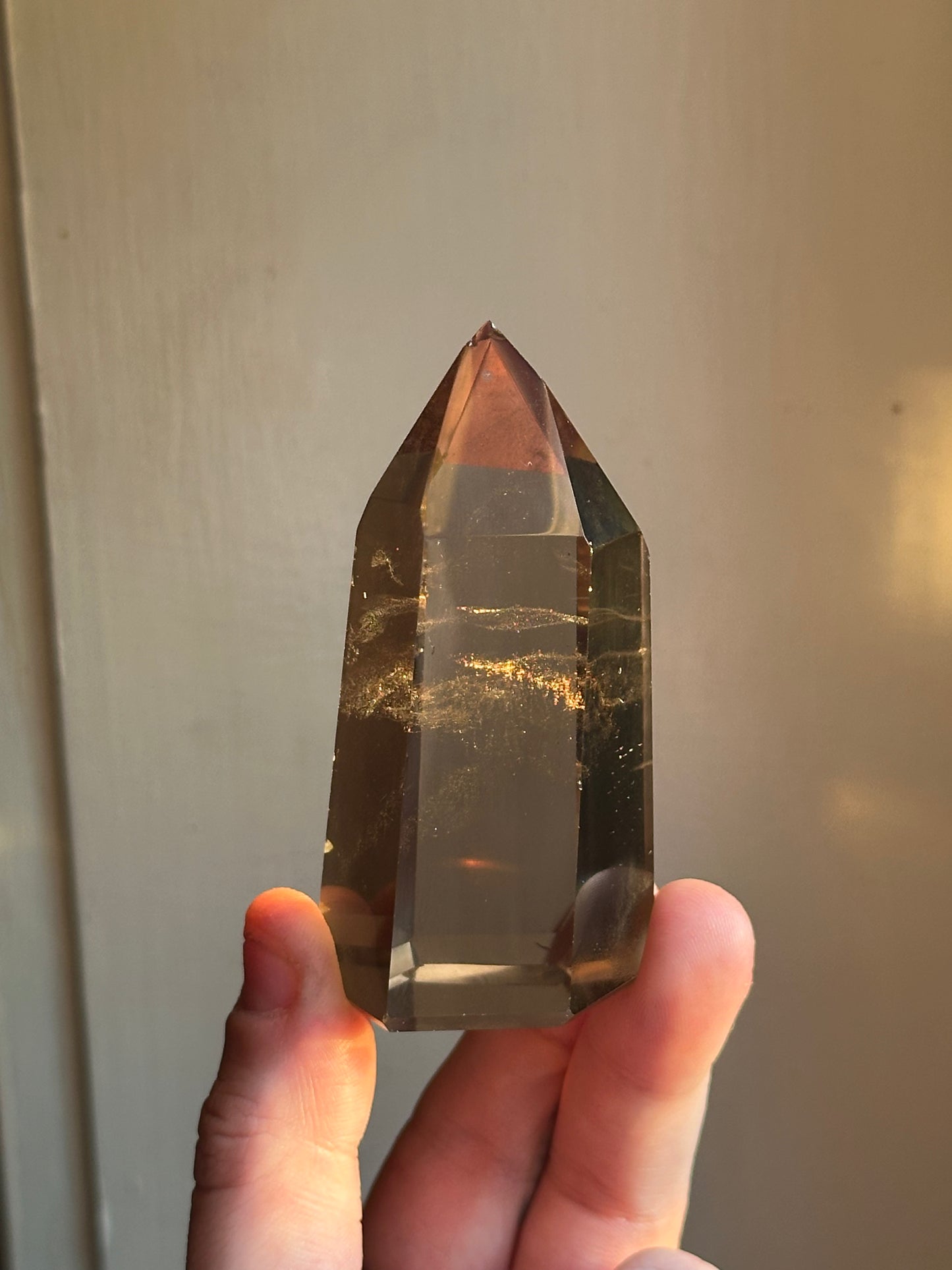 139g Smoky Citrine Quartz Tower