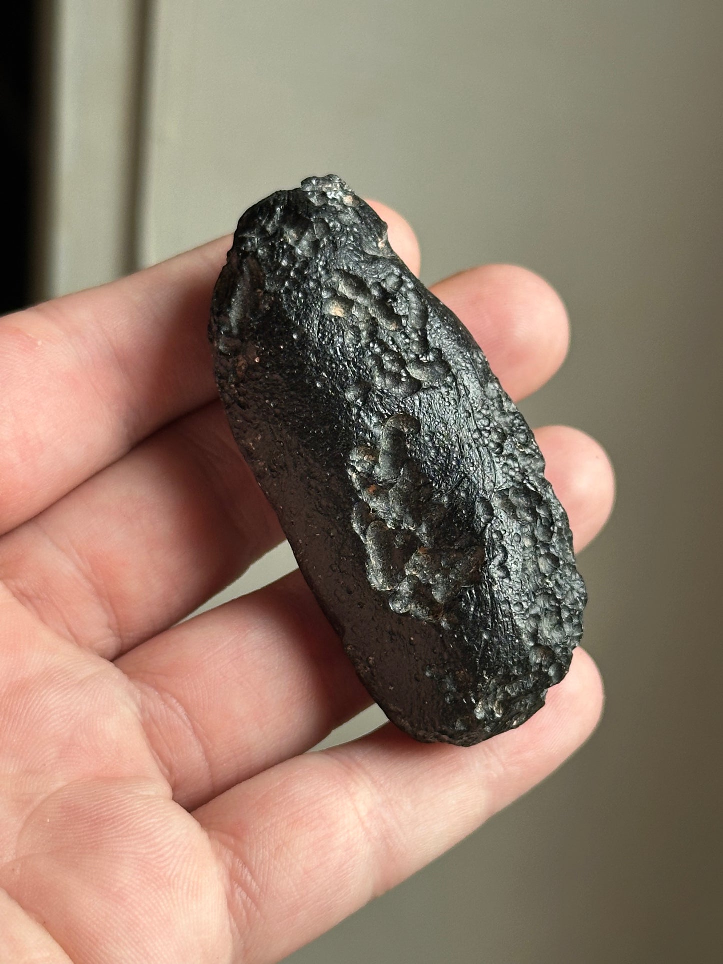 55.44g Raw Natural Indochinite Black Tektite