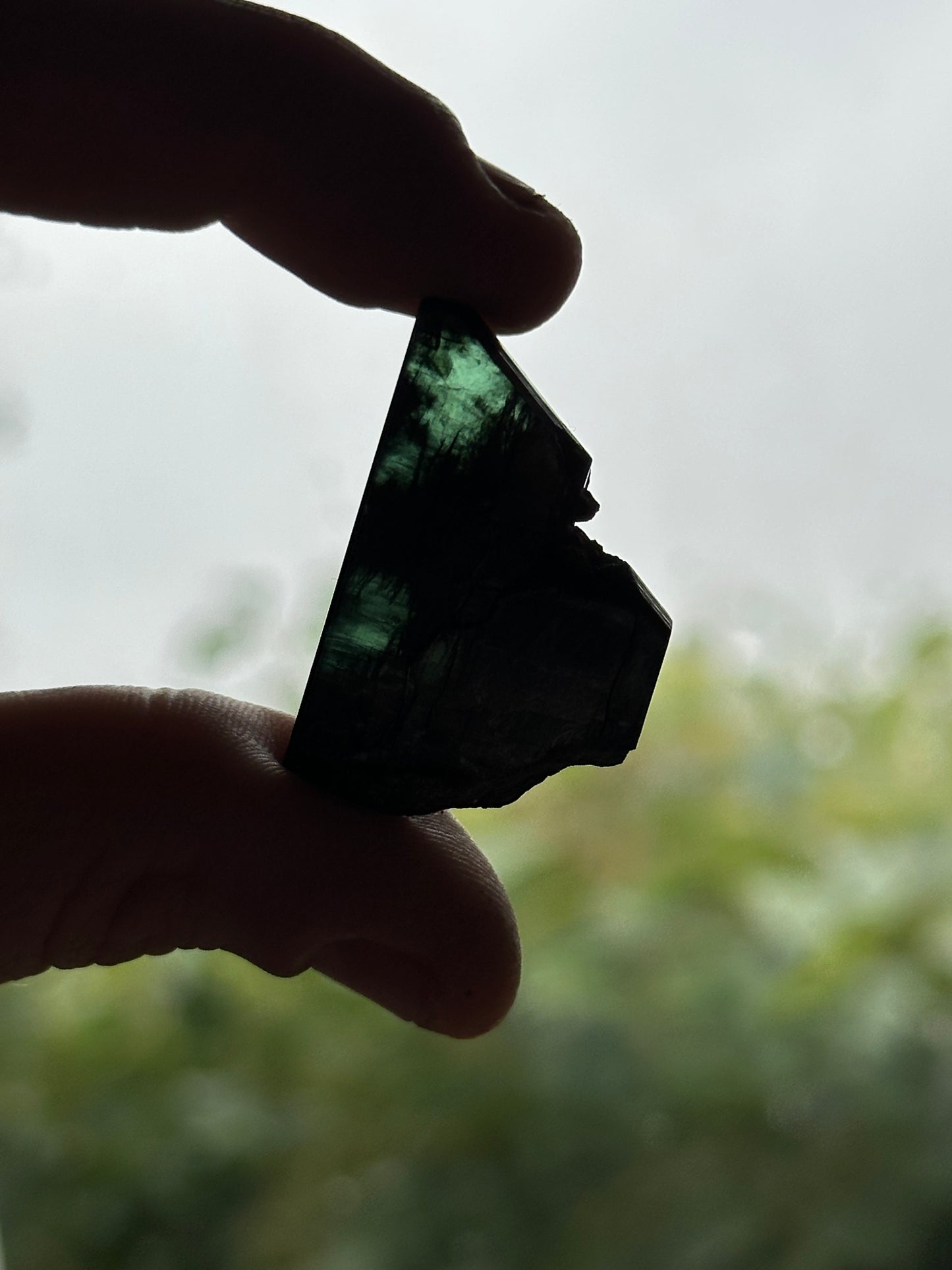 7.0g Raw Deep Green Vivianite Crystal Specimen