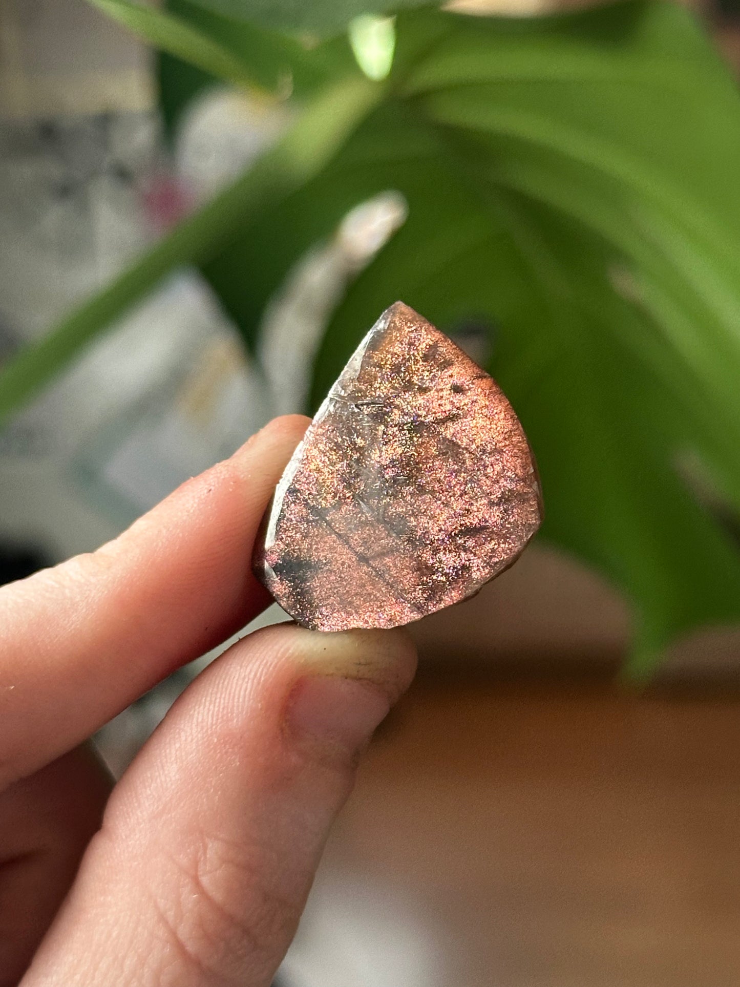 5.76g Half-Polished Purple Haze Sunstone 3