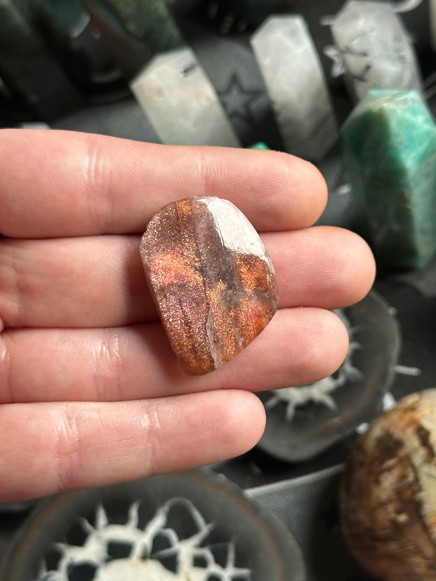 6.22g Half-Polished Purple Haze Sunstone 5