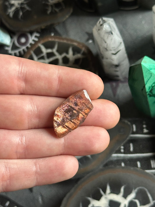 3.22g Half-Polished Purple Haze Sunstone 6