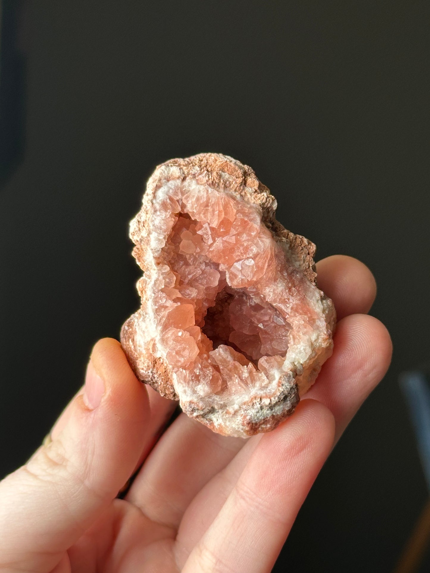 Pink Amethyst Crystal Geode 1