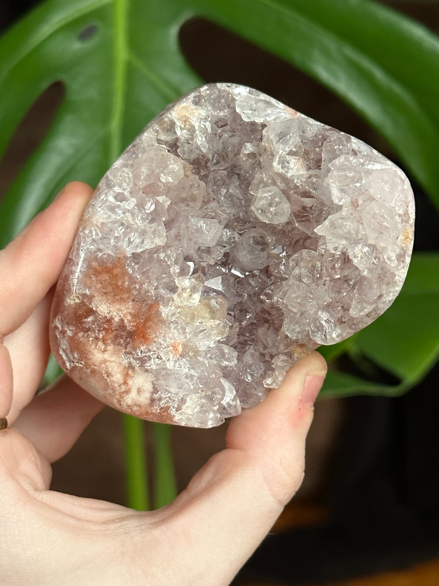 Pink & Purple Amethyst Druzy Freeform 2