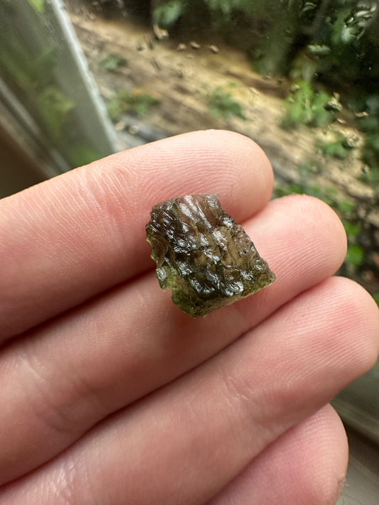 0.86g Raw Natural Moldavite