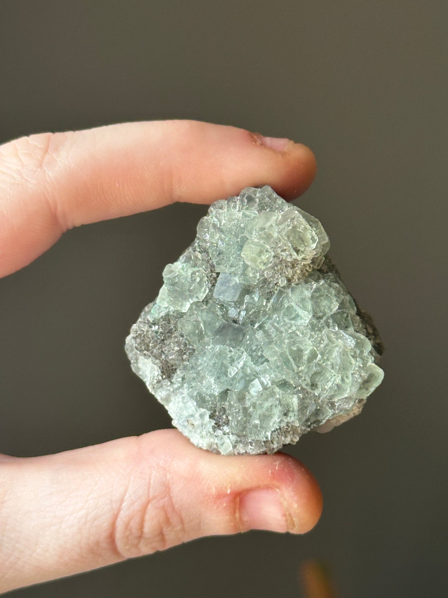 43.67g Raw Cubic Green Fluorite Specimen B