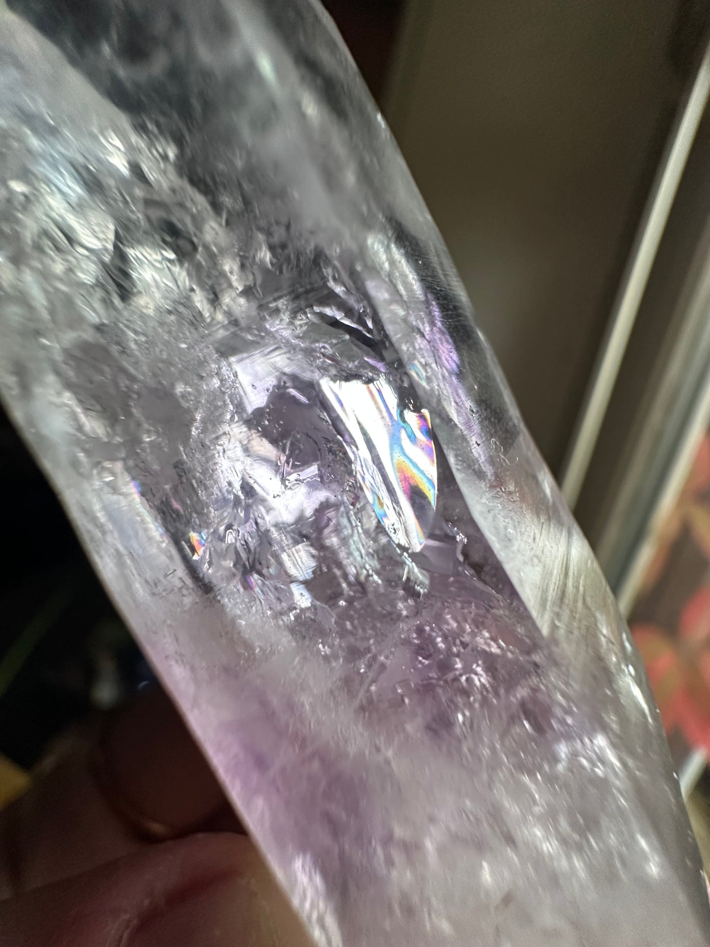 53.88g Raw Double-Terminated Brandberg Amethyst Quartz Crystal