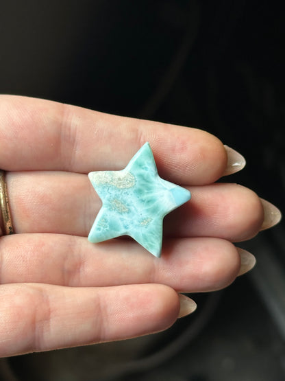 8.3g Larimar Star Carving