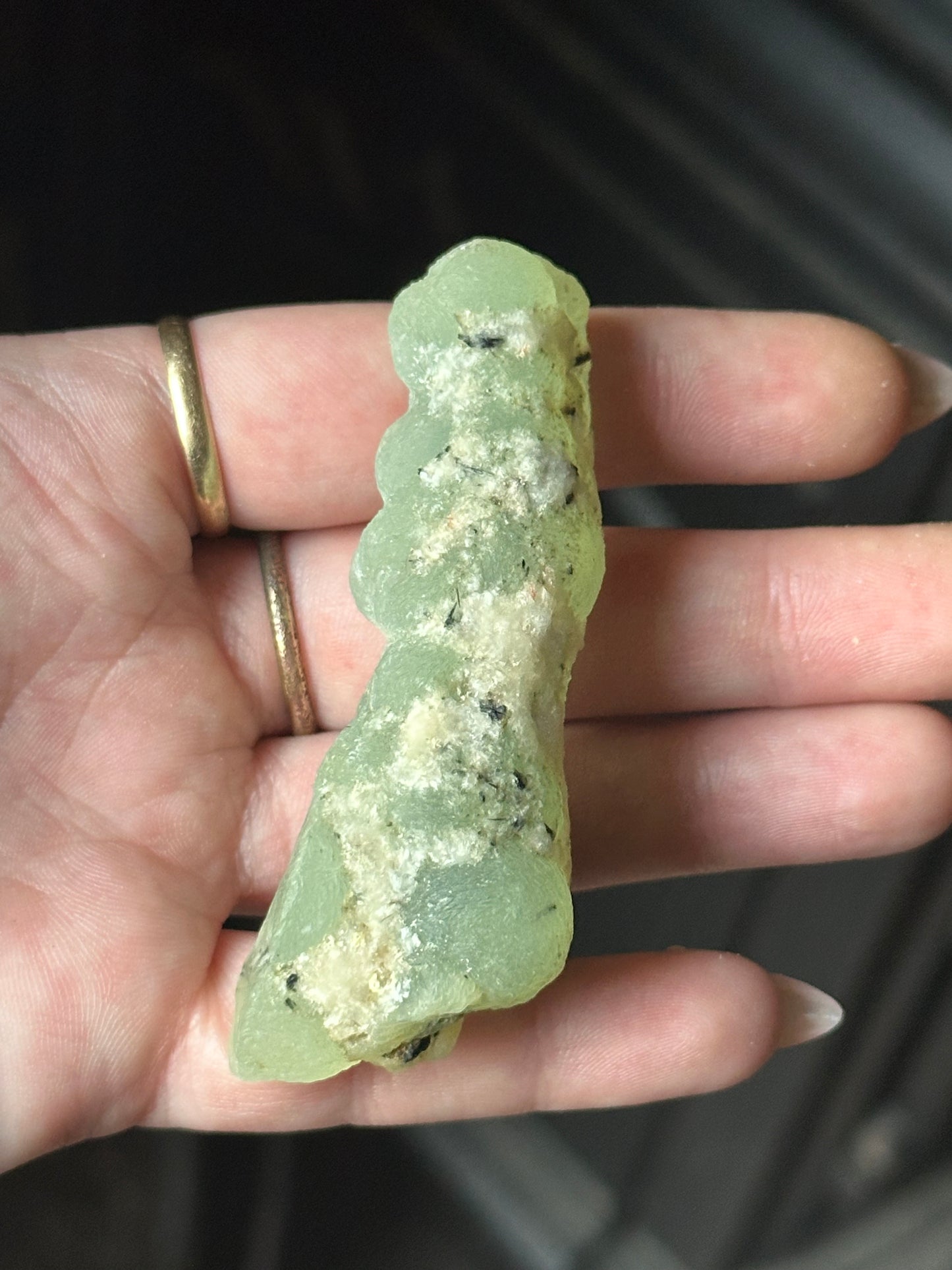 63g Raw Botryoidal Prehnite Specimen