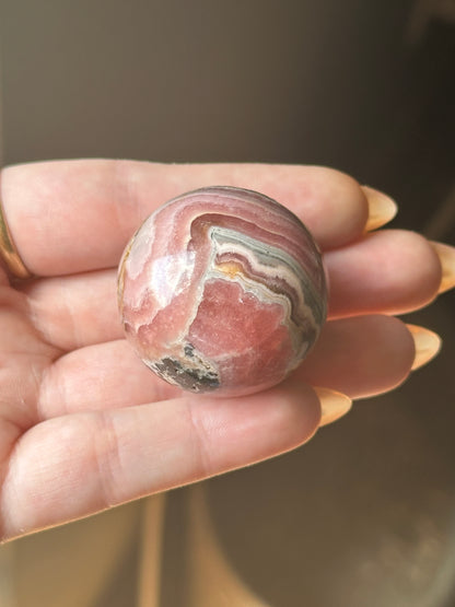 83.3g Rhodochrosite Sphere 2