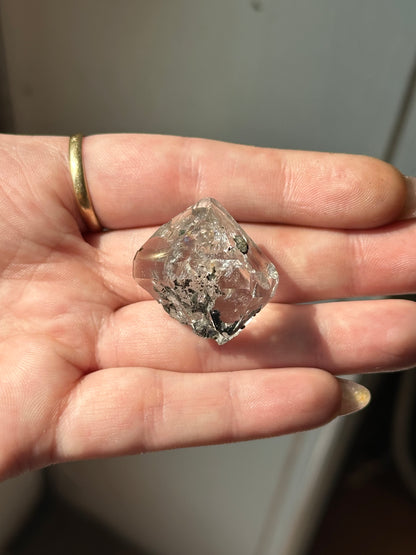 15.65g Raw Natural Herkimer Diamond Quartz Crystal 3