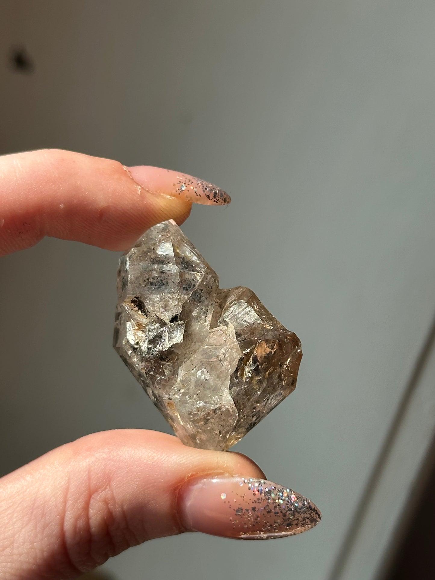 20.96g Raw Natural Herkimer Diamond Quartz Crystal 6