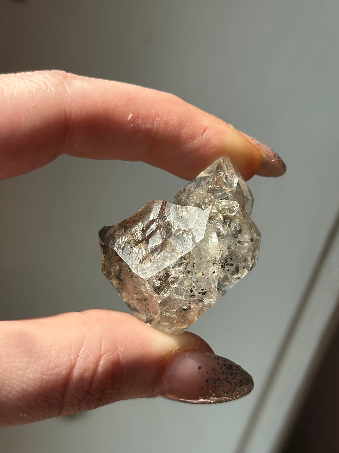 20.96g Raw Natural Herkimer Diamond Quartz Crystal 6