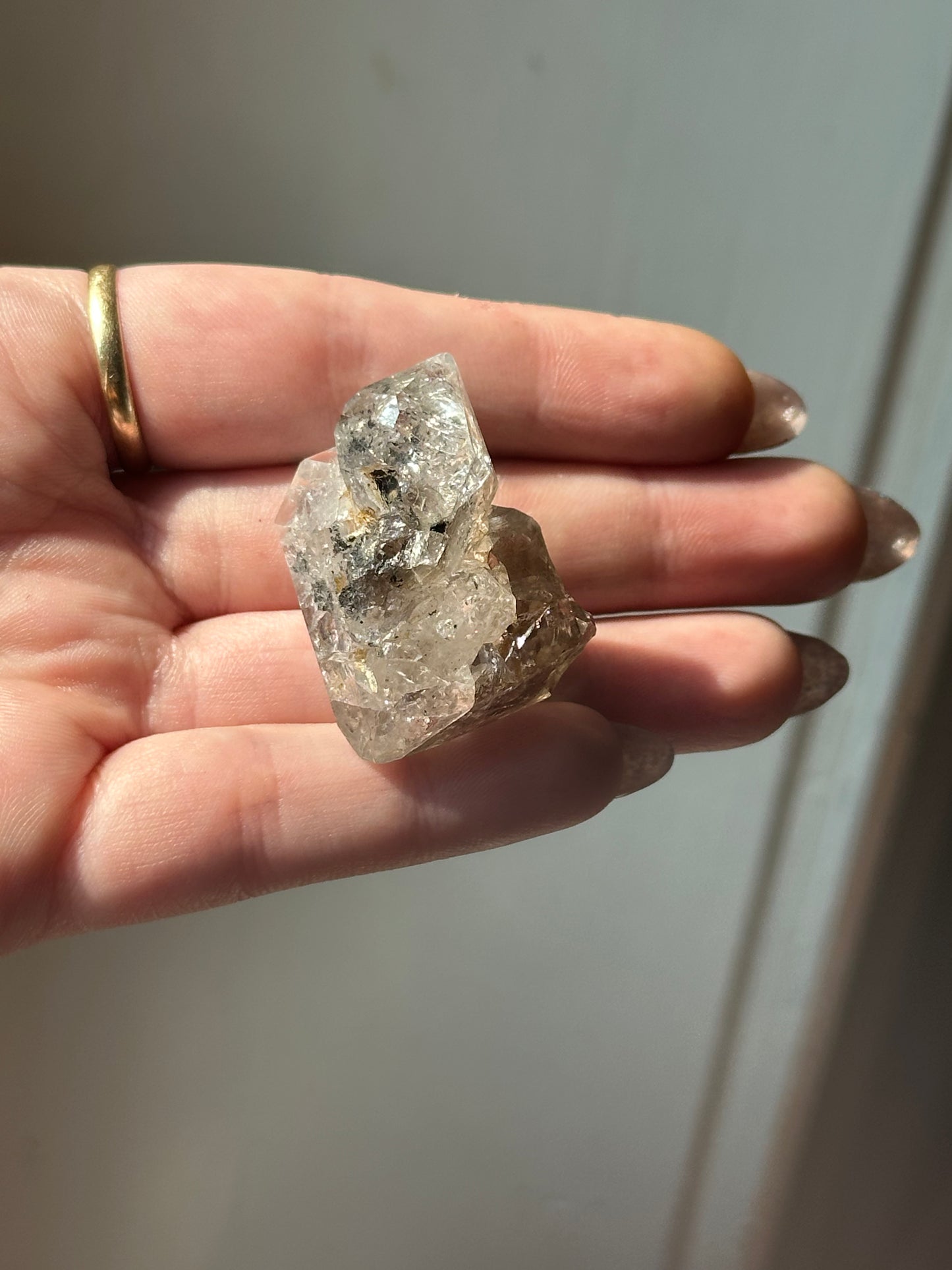 20.96g Raw Natural Herkimer Diamond Quartz Crystal 6