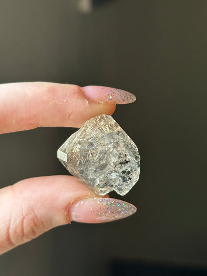 12.59g Raw Natural Herkimer Diamond Quartz Crystal 7