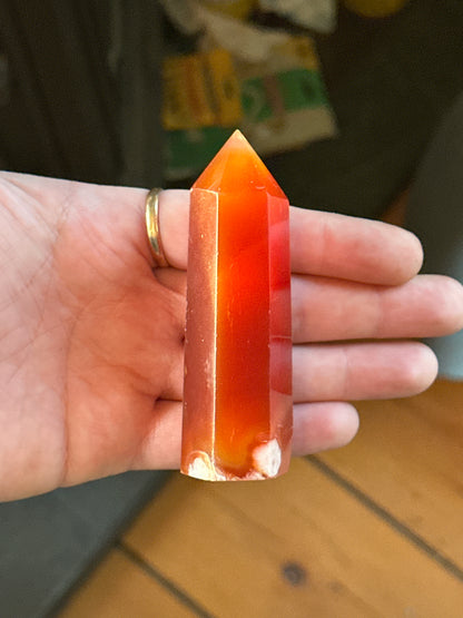 Carnelian Flower Agate Tower 7