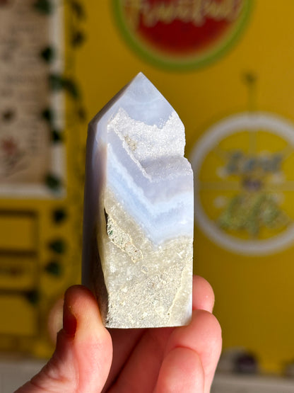 Blue Lace Agate Tower 2