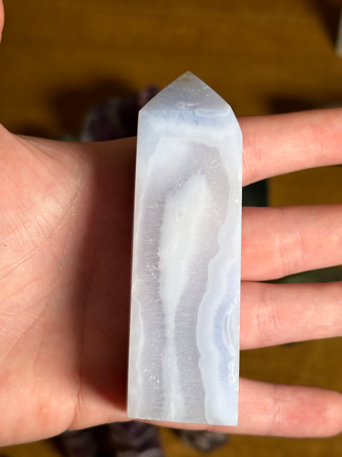 Blue Lace Agate Tower 4