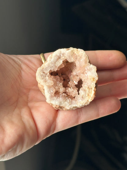 Pink Amethyst Crystal Geode 3